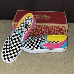 Multi-Color Checker Vans